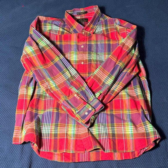 Men's Charles Orvis Multicolor Plaid Shirt - Picture 1 of 3